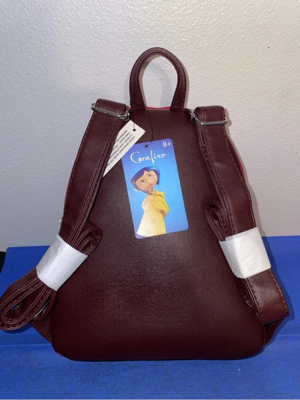 Exclusive Loungefly Laika Coraline and Wybie Mouse Circus Mini Backpack - Picture 4 of 12
